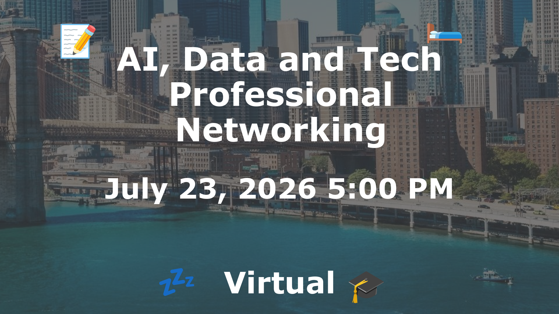 AI, Data and Tech Professional Networking event image